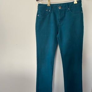Greenish- blue skinny DL 1961  jeans